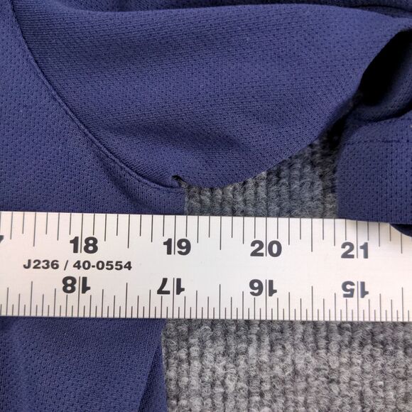 Pro Edge Men's Polo Shirt Blue Medium Short Sleeve Pullover Notre Dame Irish - Picture 14 of 14